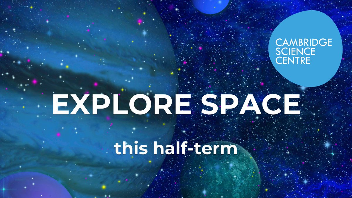 camsciencecntr's tweet image. 🚀 Space awaits!

🌌 This half term, explore hands-on activities, interactive labs, and our ‘Moonshot’ show @CamScienceCtr. 🌌

Book your sessions &amp;gt;&amp;gt; pulse.ly/0kfezntqr0

#SpaceFun #CambridgeScienceCentre