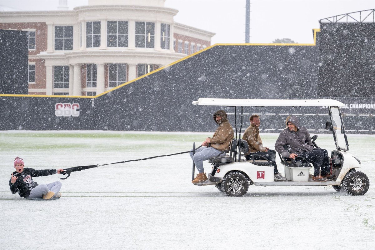 College baseball is radder in the snow