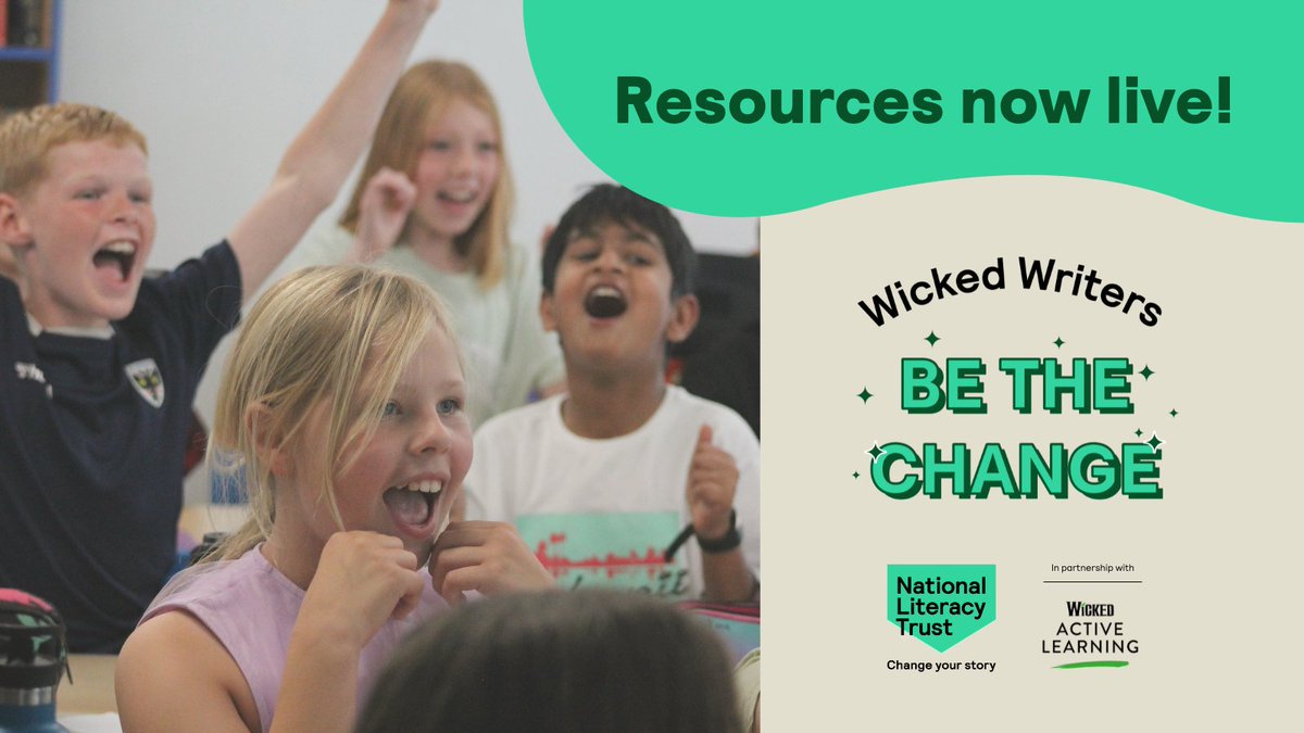 WickedUKLearn's tweet image. Find more ideas in the @Literacy_Trust resources, which include engaging lesson plans linked to the National Curriculum to support your pupils’ writing journeys. 

Entries will close on 28 February.

To learn more visit: literacytrust.org.uk/programmes/you…