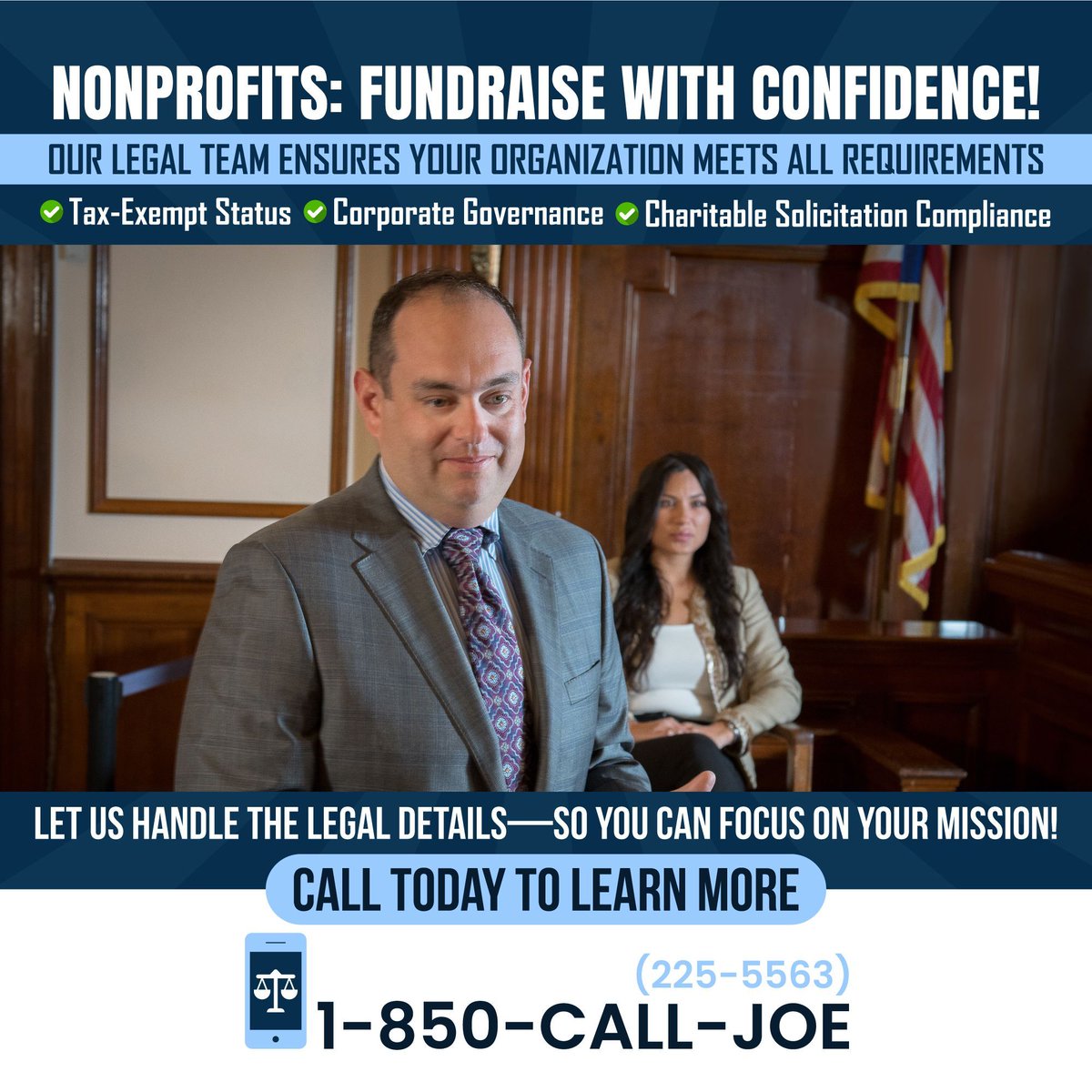 850calljoe's tweet photo. 𝐂𝐀𝐋𝐋𝐈𝐍𝐆 𝐀𝐋𝐋 𝐍𝐎𝐍-𝐏𝐑𝐎𝐅𝐈𝐓𝐒! ⤵️ 

We offer expert legal support to ensure: 

✅ 𝐂𝐨𝐦𝐩𝐥𝐢𝐚𝐧𝐭 𝐅𝐮𝐧𝐝𝐫𝐚𝐢𝐬𝐢𝐧𝐠
✅ 𝐓𝐚𝐱-𝐄𝐱𝐞𝐦𝐩𝐭 𝐒𝐭𝐚𝐭𝐮𝐬 𝐌𝐚𝐢𝐧𝐭𝐞𝐧𝐚𝐧𝐜𝐞
✅ 𝐒𝐨𝐥𝐢𝐝 𝐂𝐨𝐫𝐩𝐨𝐫𝐚𝐭𝐞 𝐆𝐨𝐯𝐞𝐫𝐧𝐚𝐧𝐜𝐞

Give us a call 850-225-5563 https://t.co/UPKasIaAp2