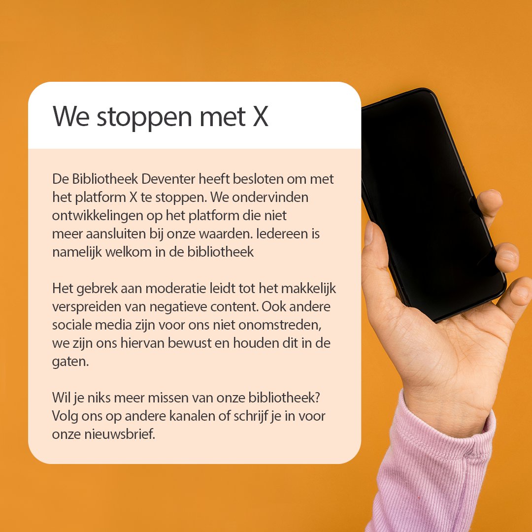 Een bericht uit jouw bibliotheek: