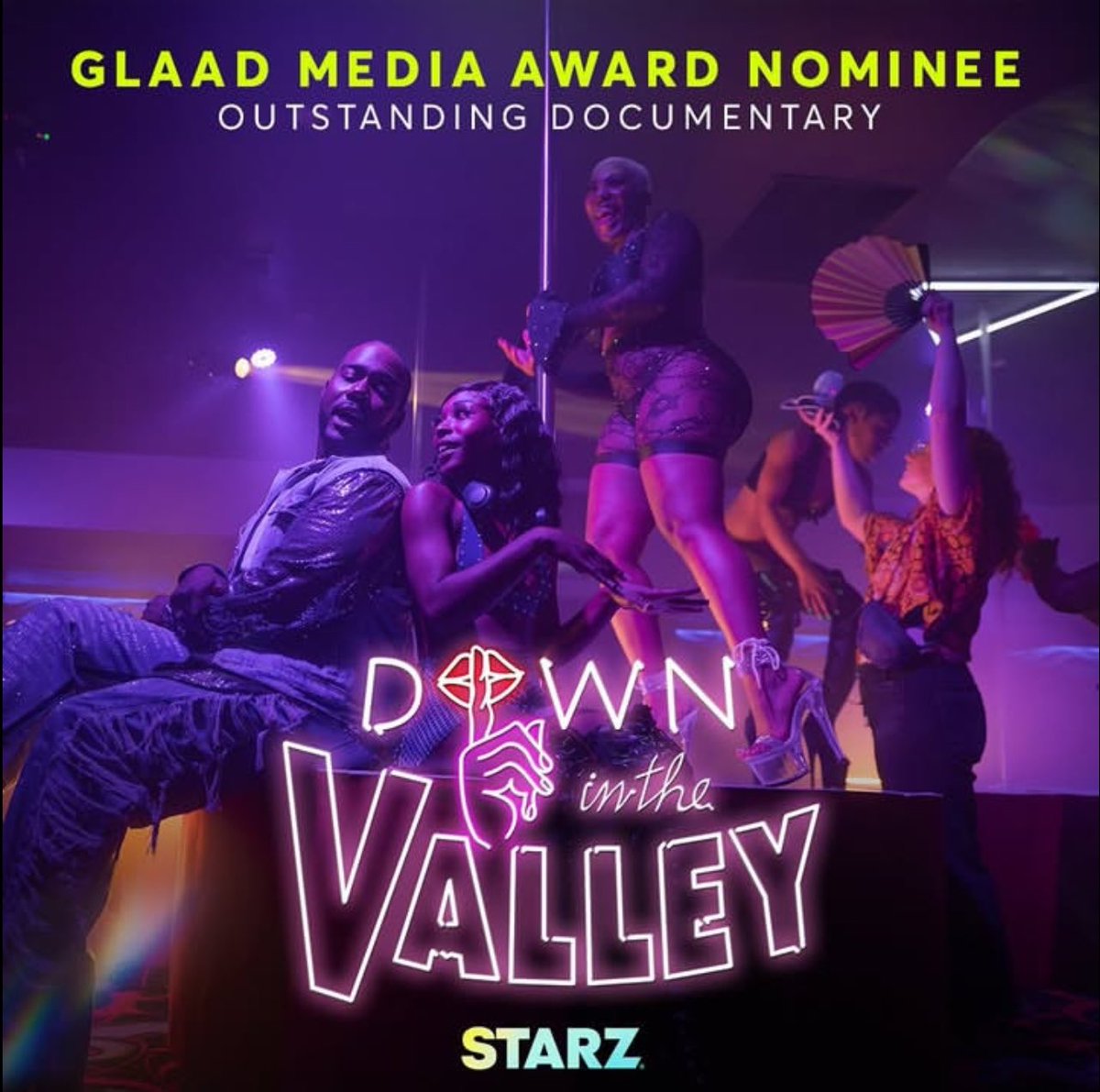 PynkPosseHub's tweet photo. congratulations to #DownInTheValley for being nominated for Outstanding Documentary at the 36th GLAAD Media Awards #PValley #PValleySTARZ #DITV https://t.co/oynUWcKv6Q