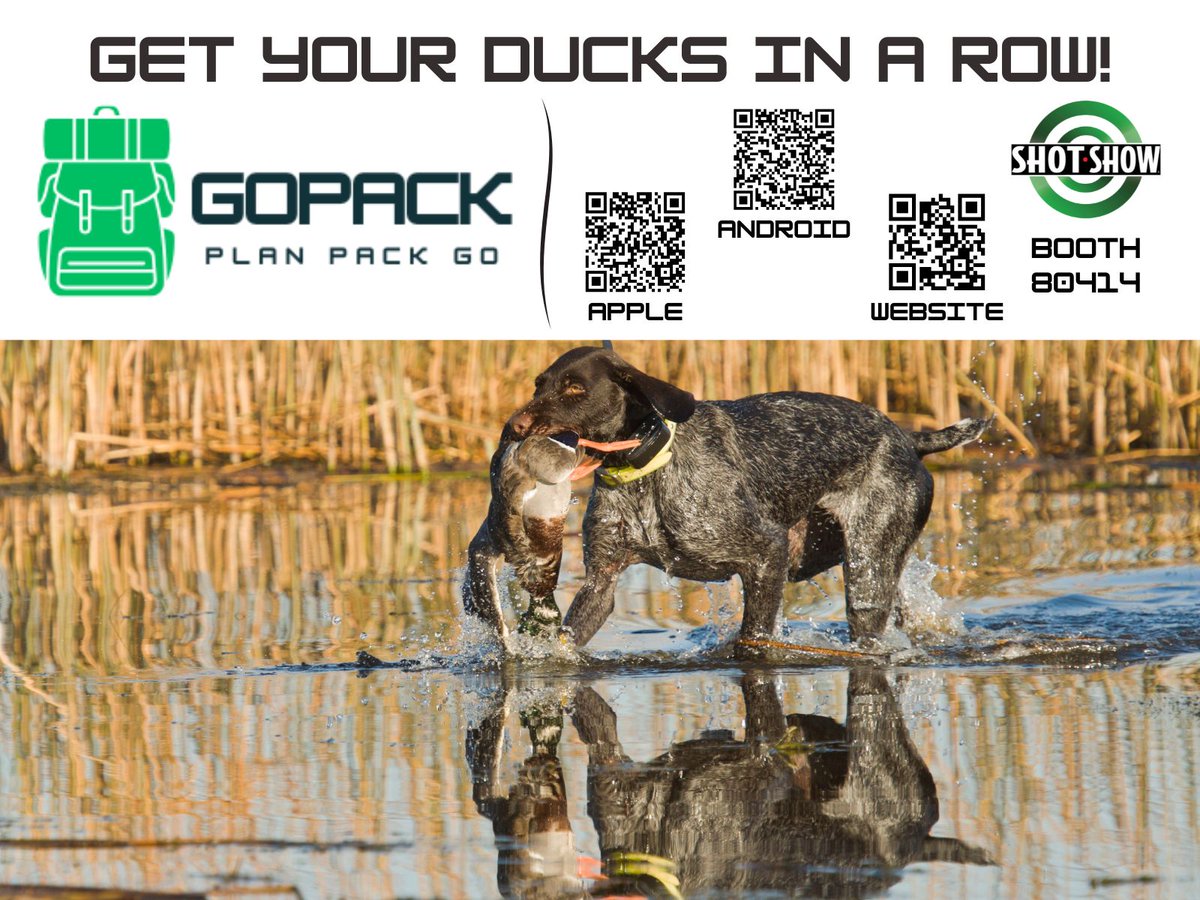 GOPACKAPP's tweet photo. GOPACK - Plan Pack GO - Scan the QR codes, download, and sign-up today. Complete Trip and Gear Management. AI-generated Personalized Packing and Gear Insights. Ready to Elevate Your Next Adventures. We are Shot Show Booth 80414. Stop by for a demo. @nssfshotshow https://t.co/dy2Gy8PxM8
