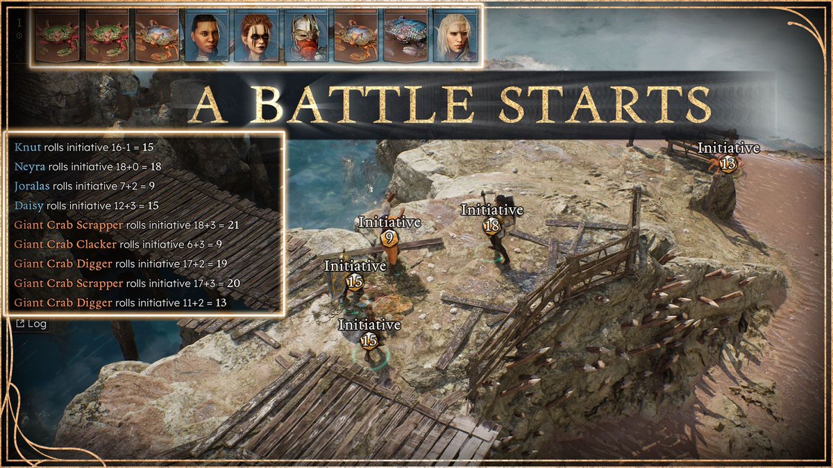 tct_adventures's tweet photo. Your leisurely stroll along the beach suddenly gets interrupted as several pairs of armored claws emerge from the ground. Gigantic crabs dig their way out of the sand eager to tear into their next meal; you draw your weapons and get ready for a fight. Roll initiative! https://t.co/6p4Hl3jY0b