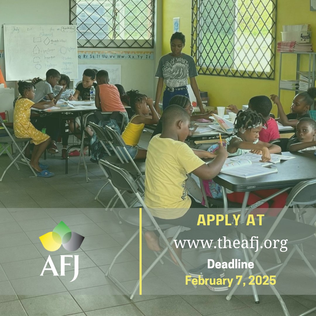 AFJcares's tweet image. The AFJ Grant Application Cycle is closing on February 7th. View the criteria list for grants on our website to determine your eligibility. Apply via link in bio.
#AFJcares #GrantApplication #Grants #Jamaica #NonProfit #Donate #makeadifference