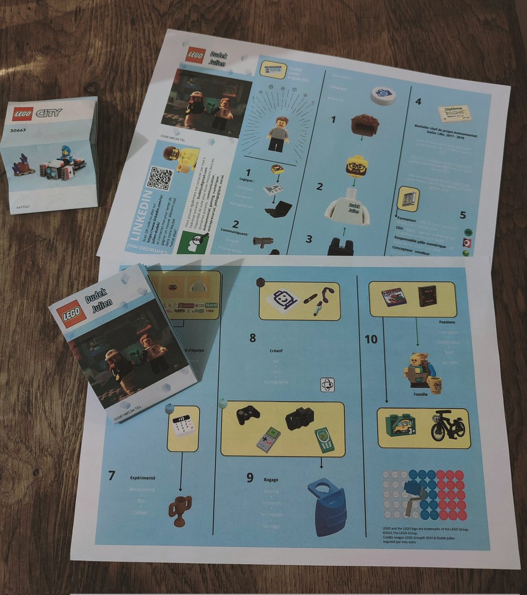 N3t3r2's tweet photo. Rencontre des équipes de recrutement LEGO ce matin.
Petite MAJ du CV pour adapter à l'enseigne. 
C'était un exercice sympa et  excellent retour. https://t.co/fnTLmtJ0iW