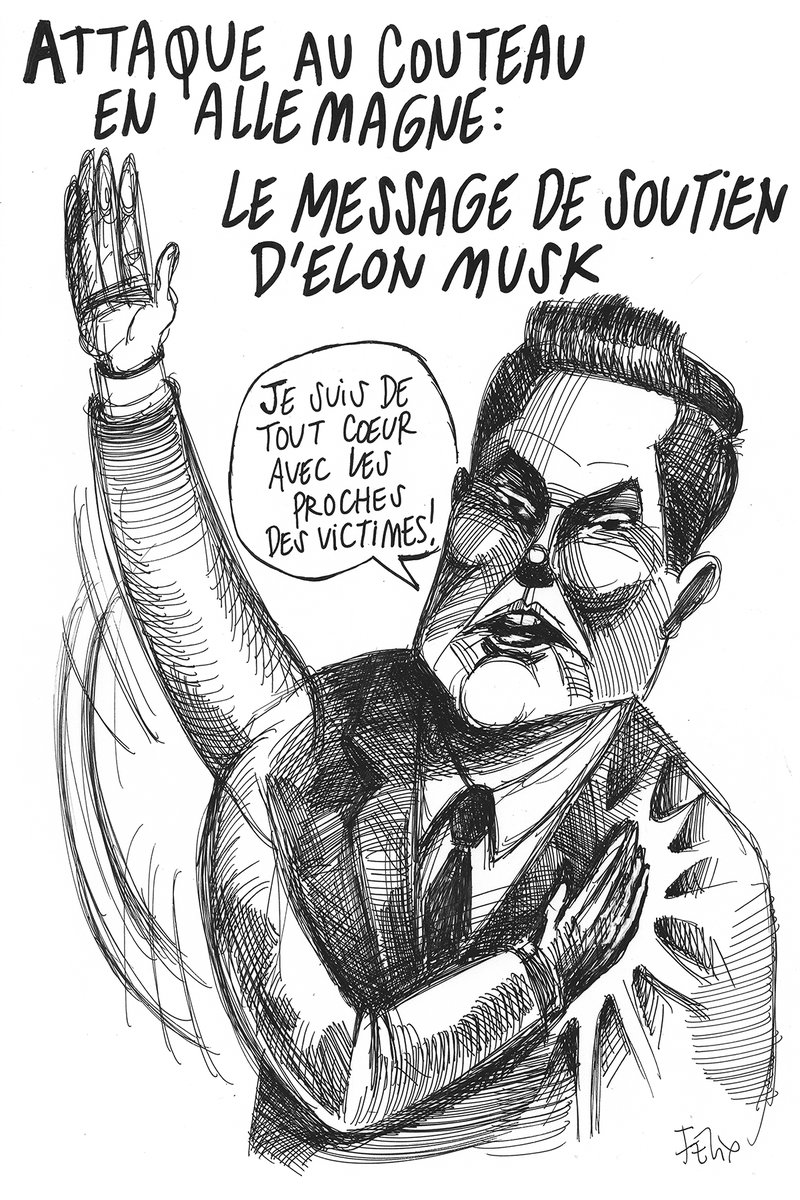 Charlie_Hebdo_'s tweet photo. Le dessin du jour, par #Félix https://t.co/ifJ77sPs4e