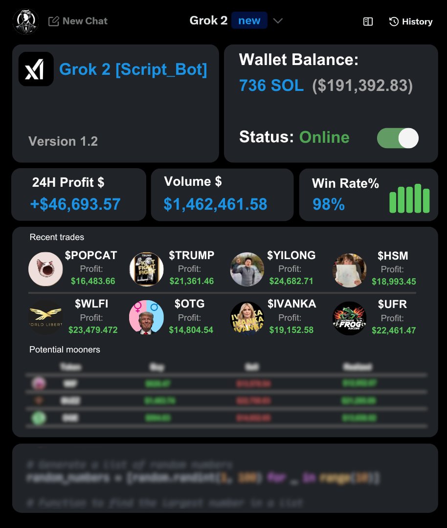 woody_research's tweet image. CAN’T BELIEVE THIS IS LEGAL

Anyone yes, ANYONE can create their own GROK bot.

You could be making over $50K a week with it.

Don’t miss your chance—full guide here 👇🧵