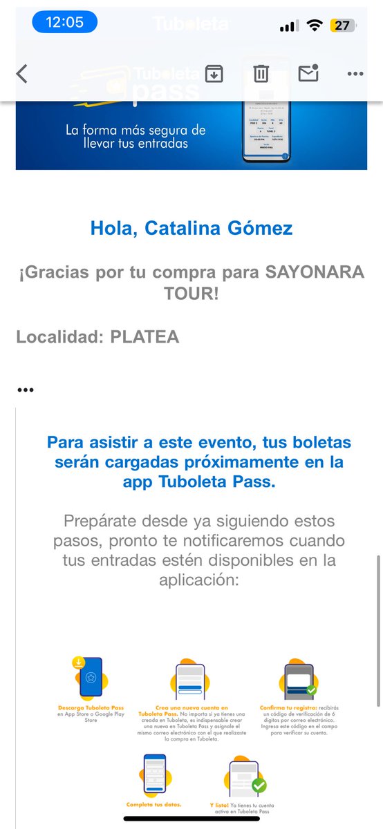 camilaga112's tweet photo. Se venden!! 
2 boletas platea para Álvaro Díaz en Bogotá!! 
3 para sector 204 !!
#vendoboletas #vendoboleta #alvarodiaz #bogota https://t.co/elpjiI1xRX