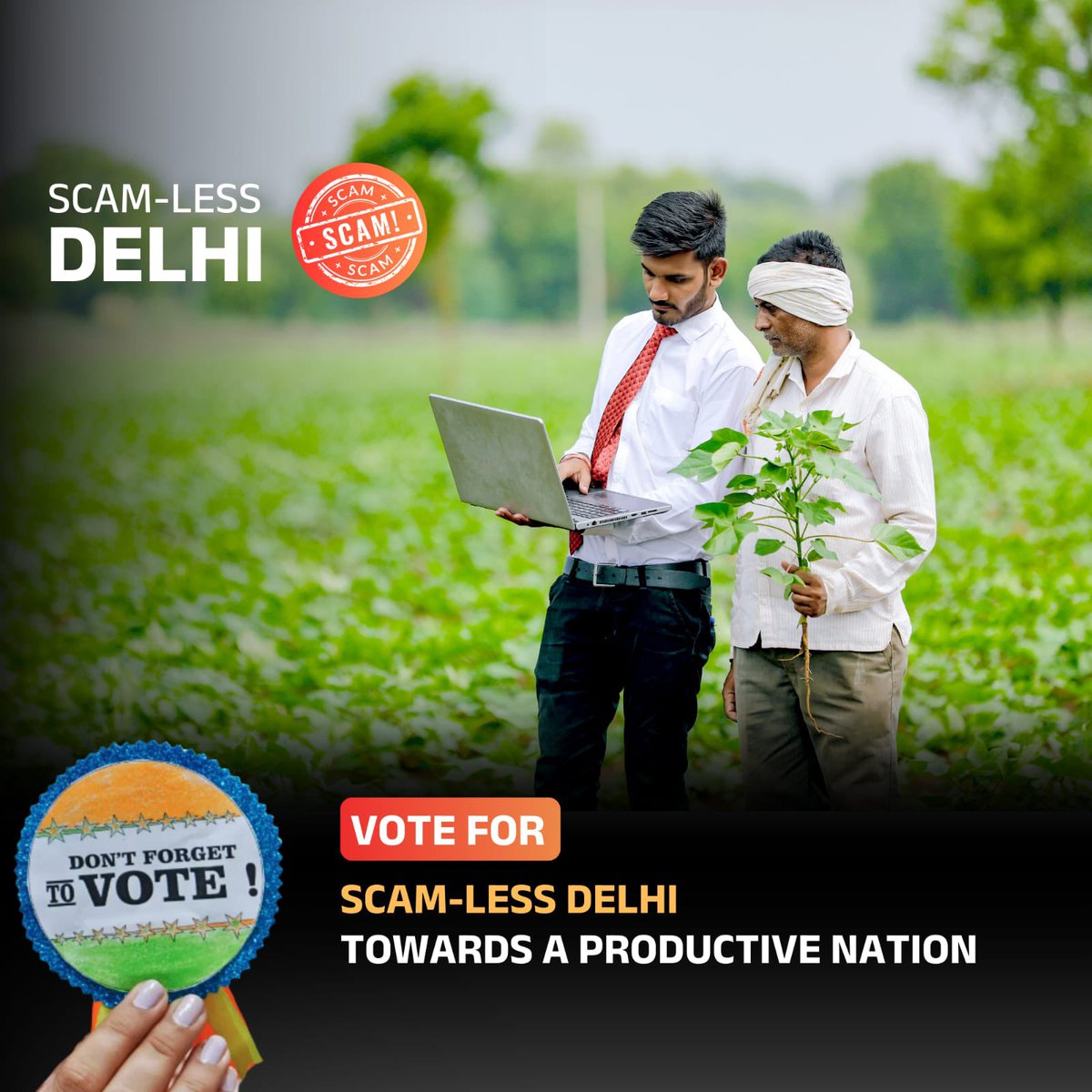 DelhiVigBharati's tweet image. भ्रष्टाचार मुक्त प्रशासन युवाओं के लिए समान अवसर और उज्जवल भविष्य सुनिश्चित करेगा। पारदर्शिता और सतत विकास से वे सशक्त बनेंगे और आत्मनिर्भर समाज की नींव रखेंगे।

“दिल्ली प्रदेश को भ्रष्टाचार से मुक्त करने के लिए अपने मत का सही इस्तेमाल कीजिए“

#vote4delhi #DelhiElection2025