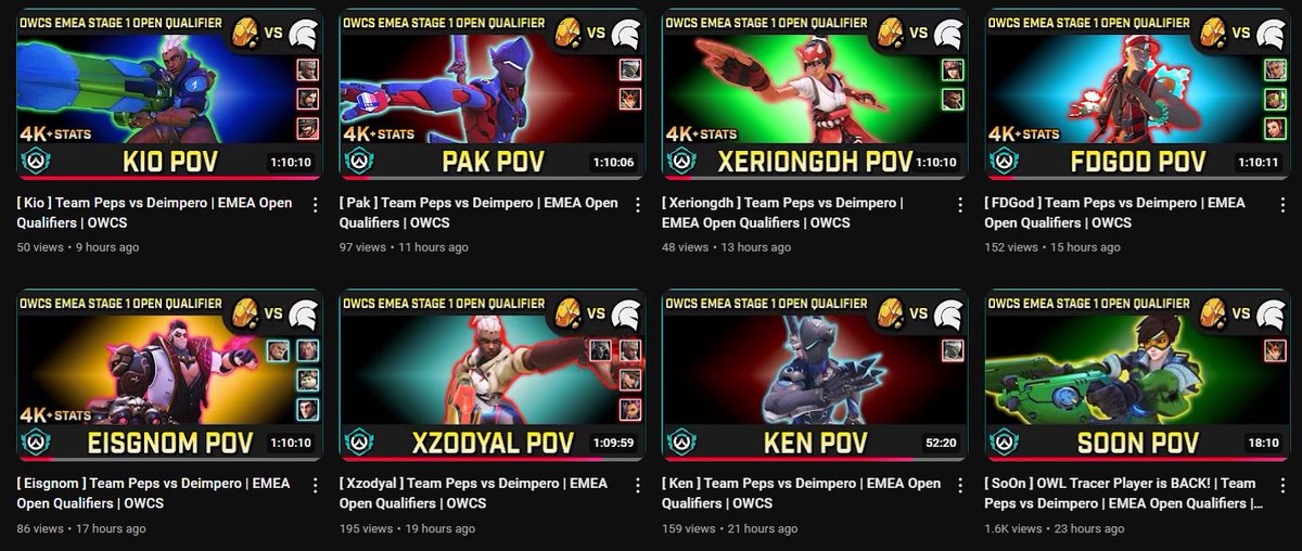 All of the player POVs from <a href="/TeamPepsMAX/">TEAM PEPS</a> vs <a href="/Deimperos/">Deimpero</a> are now LIVE! You can watch the matches in the playlist below.