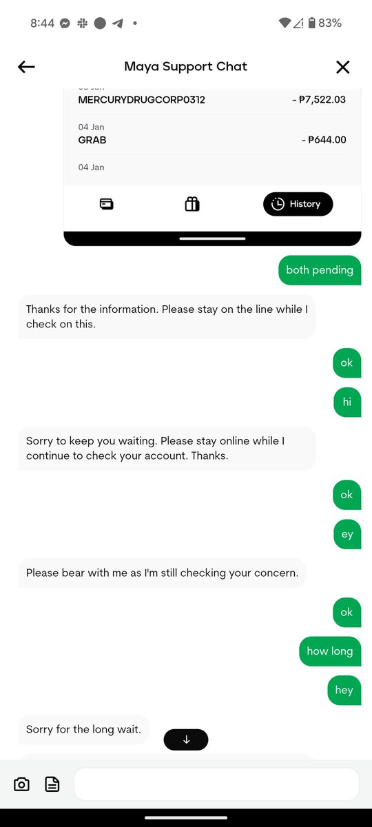 janmarkisdead's tweet image. .@mayaofficialph totoo ba Sabi Ng agent nyo na pag Pending Ang charge sa credit card, Kasi cancelled Ang order sa merchant side eh never nang mairerefund?

Need I dispute? Eh never charged, pending to expire and credit back. 

Tama ba Sabi nya? Hahhaa ayos Pala kung ganon