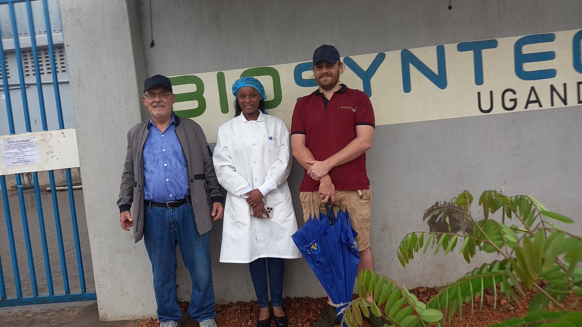Learned a lot touring avocado oil factories at Njojo in Kyenjojo,  and Biosyntec in Kasese, along with Esther Nyambura Mahihu of Partners in Food Solutions, discussing ways PFS might provide free expertise to help their businesses grow.