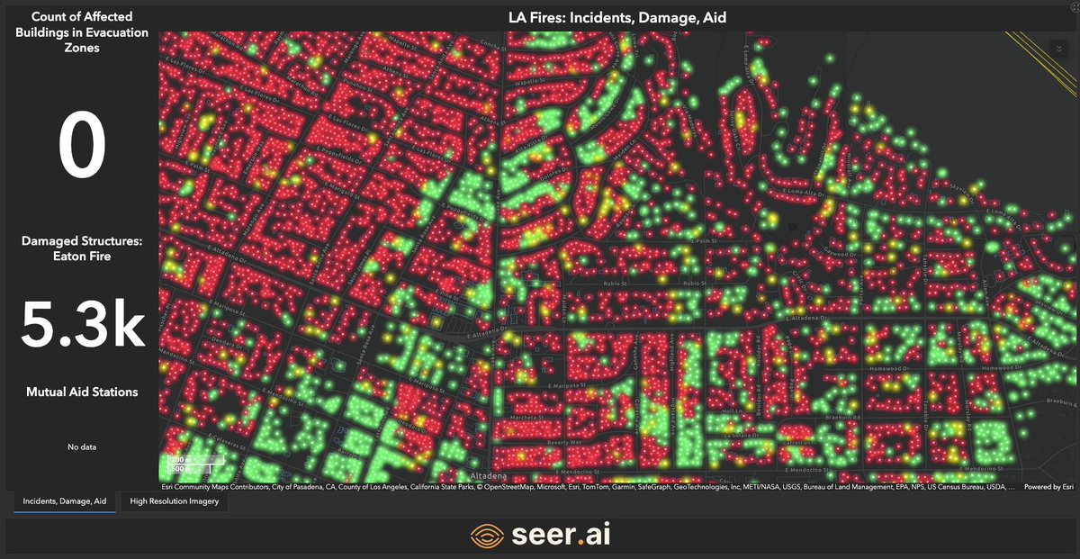 OfficialSeerAI's tweet photo. Felt has been a game-changer for us! Our LA Fires Dashboard is a testament to Geodesic's platform-agnostic approach—enhancing your tools and workflows without disruption.  

Explore:
Felt: https://t.co/dIwXWgQzut
ArcGIS: https://t.co/rAPPkXfVer

@Esri @Cal_OES @NASAEarth @felt https://t.co/vxd6oEUdfA