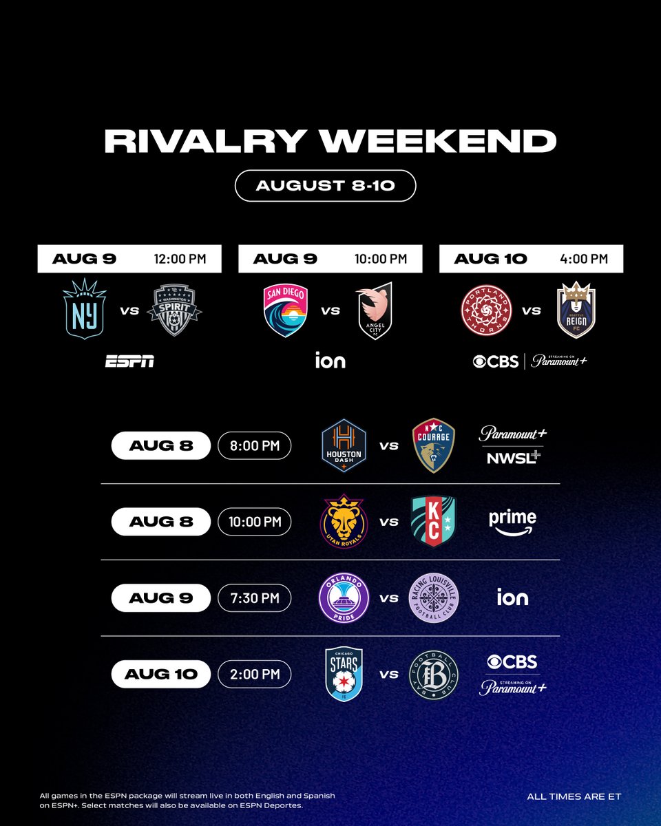 NWSL's tweet photo. The 2025 NWSL schedule is here and the matchups are SPICY! 

What matchup are you circling on the calendar? 👀 https://t.co/rtbgqJgDf6