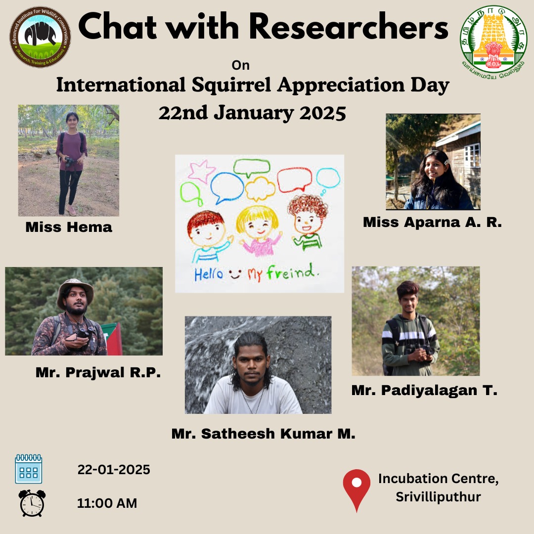 DreyDiscoveries's tweet photo. 21st January 2025 #InternationalSquirrelAppreciationDay held at  #Incubationcentre #srivilliputhur #bookletcover Tamil released by #tnforestdepartment received by #governmentschoolchildren &amp; they #chatwithresearchers who work in #grizzledgiantsquirrel #Learnedthroughactivities https://t.co/ME2UoOzkBX
