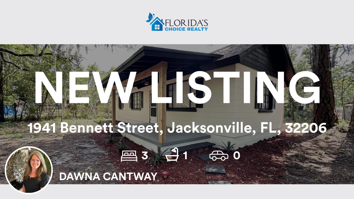 DCantwayRealtor's tweet photo. 🛌 3 🛀 1
📍 1941 Bennett Street, Jacksonville, FL, 32206

My latest listing on RateMyAgent.
Broker BK3349668
https://t.co/1xknJEdNx5

...
#ratemyagent #realestate https://t.co/cItuUdypkm