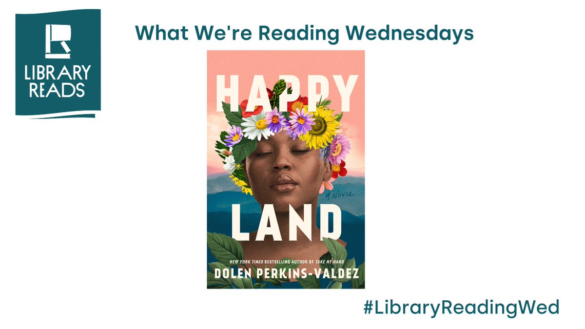 MichelleMo28539's tweet photo. I'm reading HAPPY LAND by Dolen Perkins-Valdez (April 2025). Nikki goes back to her visit her grandmother in Appalachian North Carolina and dscovers more about her family  history. Perkins-Valdez layers so much depth in this novel.
#LibraryReadingWed @LibraryReads99 https://t.co/X1OM6i6RWx