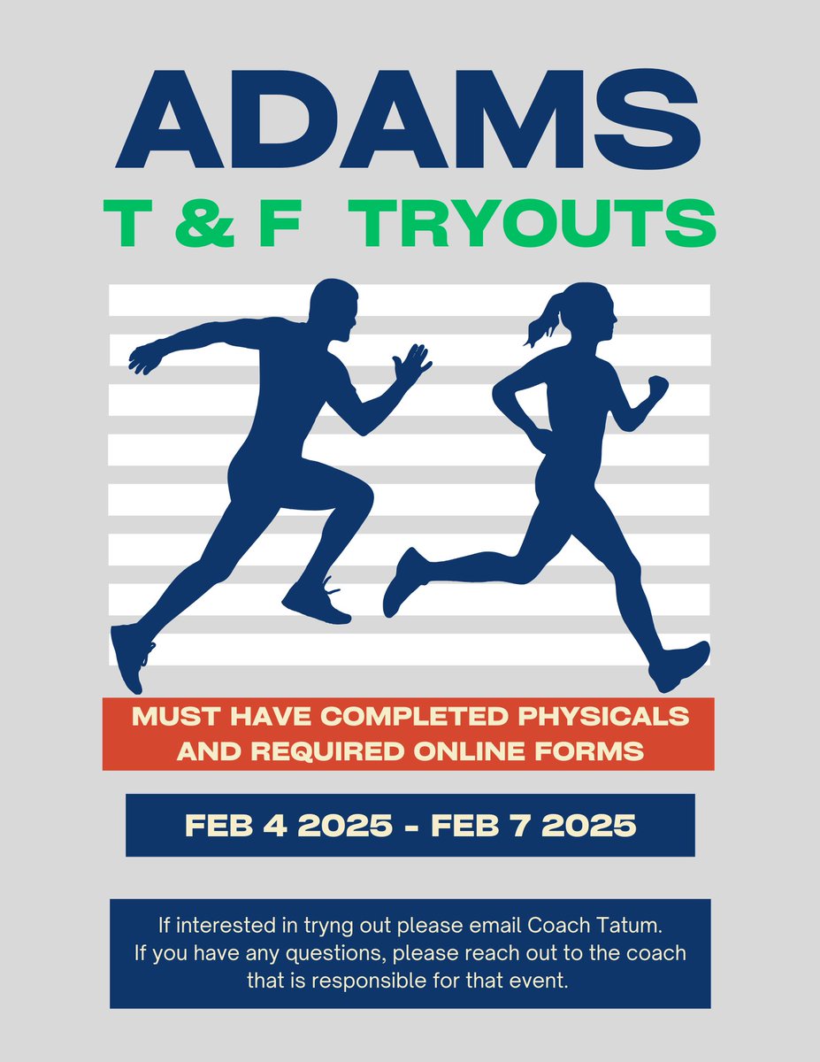 AdamsLadyLions's tweet photo. Track season is just around the corner! https://t.co/pJecJHTpW7