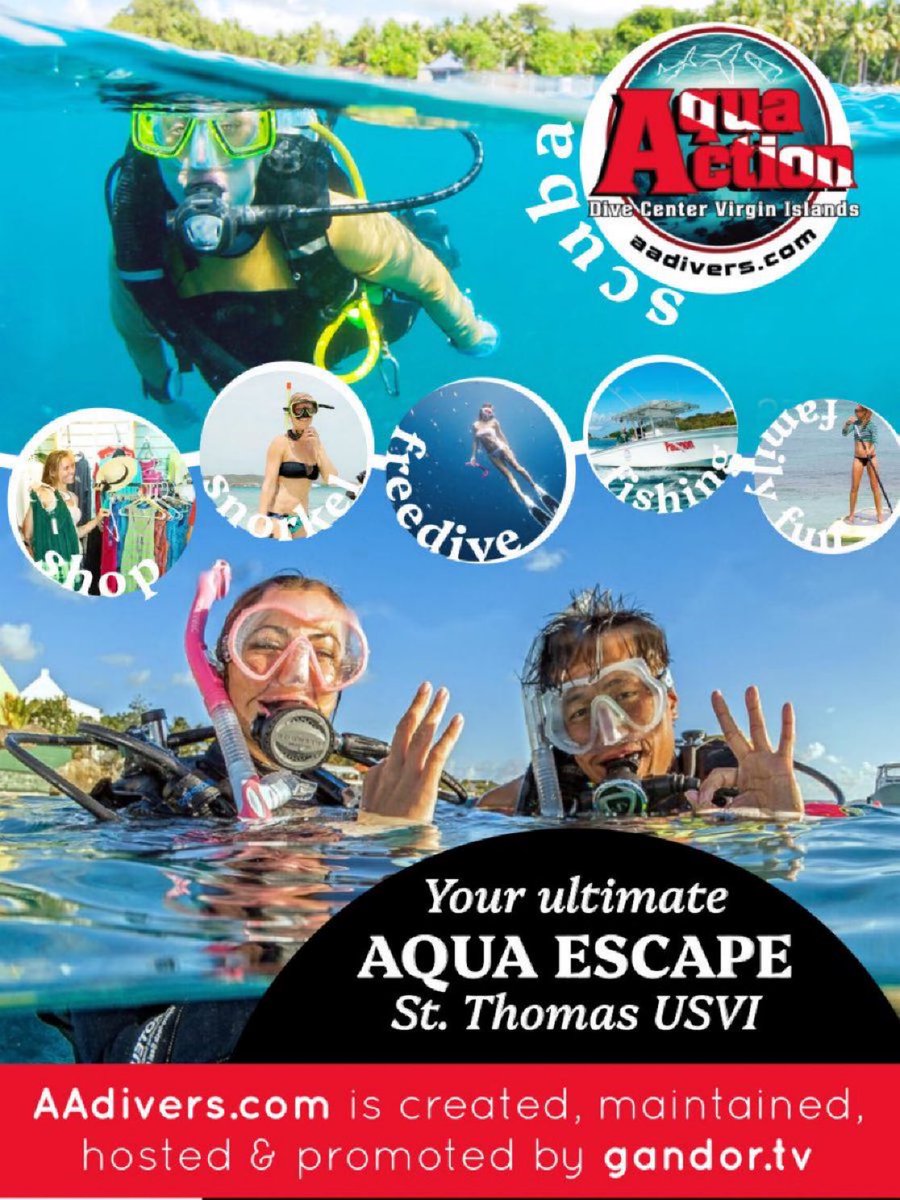 Aqua Action (@aadivers) on Twitter photo AaDivers.com Scuba, Freediving, Fishing, Snorkeling and lots of merch! #StThomas #USVI Holla <a href="/CoolestCarib/">😎🌴CoolestCarib</a> <a href="/sunfarivi/">sunfarivi</a> <a href="/PatagonDive/">Patagon Dive Center</a> <a href="/GandorTV/">gandor.tv</a> AaDivers.com Scuba, Freediving, Fishing, Snorkeling and lots of merch! #StThomas #USVI Holla <a href="/CoolestCarib/">😎🌴CoolestCarib</a> <a href="/sunfarivi/">sunfarivi</a> <a href="/PatagonDive/">Patagon Dive Center</a> <a href="/GandorTV/">gandor.tv</a>