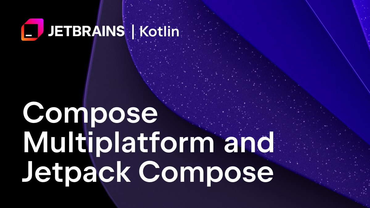 kotlin's tweet image. Confused about the difference between Compose Multiplatform and Jetpack Compose? 🤔 To clear things up, we’ve published a new doc that explains their relationship and key differences. Check it out! ➡️ kotl.in/1js69g