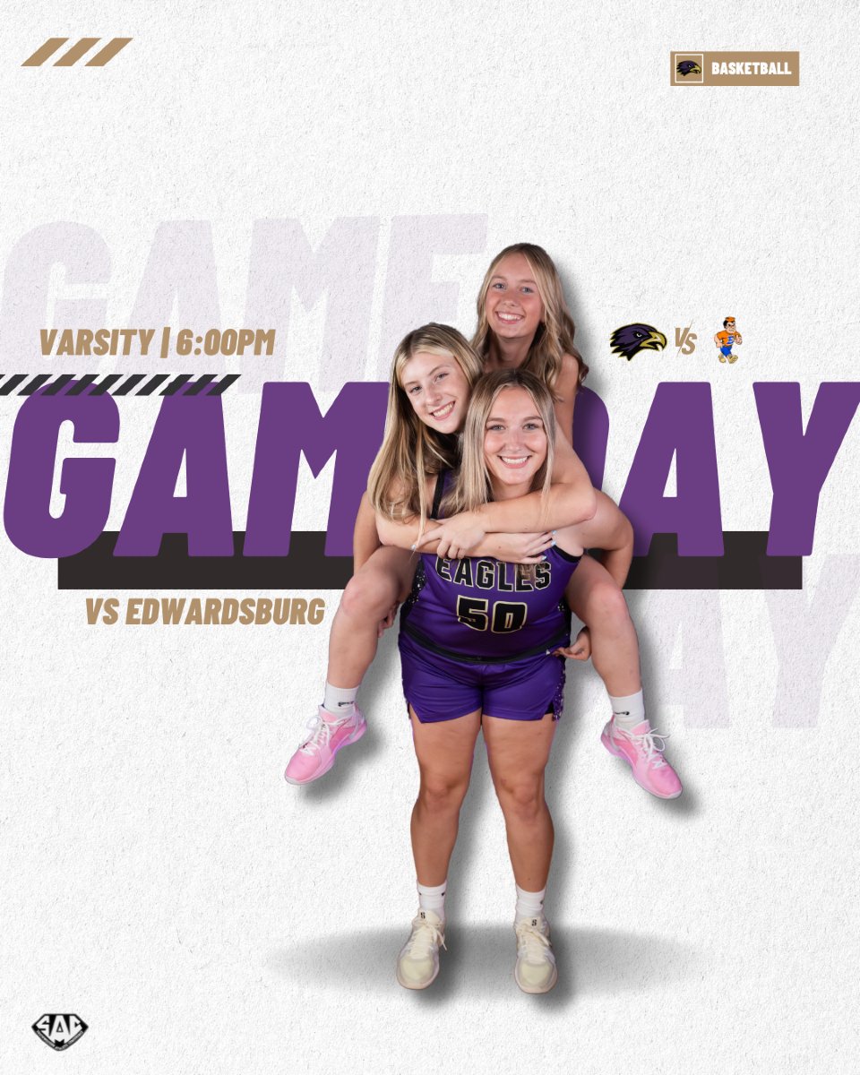 🔥GAME DAY!🔥
Our Lady Eagles will face off against the Eddies of Edwardsburg in an away match up. Varsity tips off at 6:00pm. Come out and support your lady eagles! 🦅#goeagles⁠