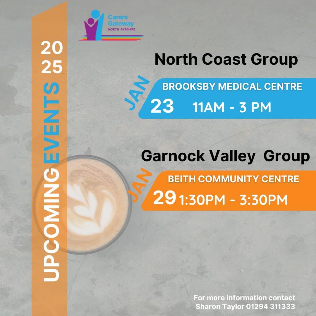 NA_Carers's tweet photo. Calling all unpaid carers in North Coast and Garnock Valley!  

Join @CarersGatewayNA for a series of informative events this January. Take some time for yourself and connect with others who understand the unique challenges of caring for a loved one. 

Check out below 👇 @NAHSCP https://t.co/sO54NlyeIK