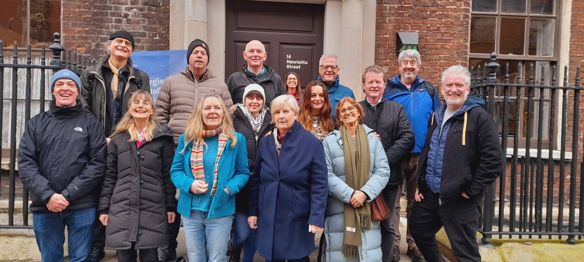 Finishing off today's tour at Henrietta Street Tenement Museum. Thanks to all today's tour guides for great insights into our heritage <a href="/14HenriettaSt/">14 Henrietta Street</a> <a href="/DDLETB/">Dublin & Dún Laoghaire ETB</a> <a href="/ThisisFET/">thisisFET</a> #Dublin #Heritage #Tourism