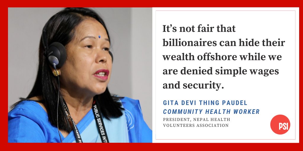 Public Services International @psiglobalunion.bsky (@psiglobalunion) on Twitter photo ✈️As billionaires and bankers descend on Davos, we’re joining <a href="/Oxfam/">Oxfam International</a>, <a href="/amnesty/">Amnesty International</a>, <a href="/Greenpeace/">Greenpeace International</a> and <a href="/ituc/">ITUC</a> to launch a global movement to #TaxTheSuperRich.
💰There's more then enough money in the world to fund quality public services for everyone. Its time to make them pay their fair ✈️As billionaires and bankers descend on Davos, we’re joining <a href="/Oxfam/">Oxfam International</a>, <a href="/amnesty/">Amnesty International</a>, <a href="/Greenpeace/">Greenpeace International</a> and <a href="/ituc/">ITUC</a> to launch a global movement to #TaxTheSuperRich.
💰There's more then enough money in the world to fund quality public services for everyone. Its time to make them pay their fair