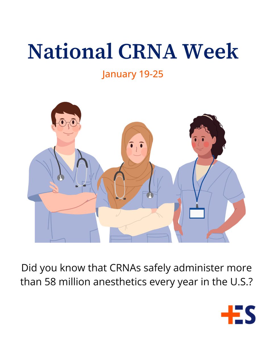 This National CRNA Week, we honor the skilled CRNAs who play a crucial role in everyday patient care. Thank you for your dedication, expertise, and commitment to keeping our communities safe!  🏥💙

#CRNAWeek #AnesthesiaCare