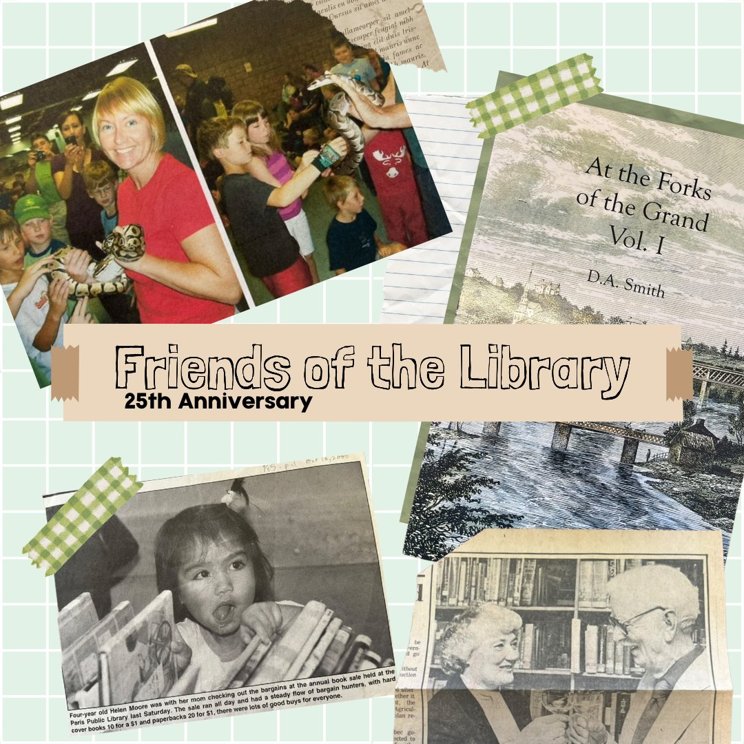 brantlibrary's tweet photo. 🎉 Celebrate 25 Years with the Paris Friends of the Library! 🎂 Join us on Tuesday, February 4th, as the Friends commemorate 25 years of supporting the Paris Branch of the County of Brant Public Library.
#BrantLibrary #FriendsoftheLibrary #MoreThanBooks #SupportYourLibrary https://t.co/dz46ybyZwO