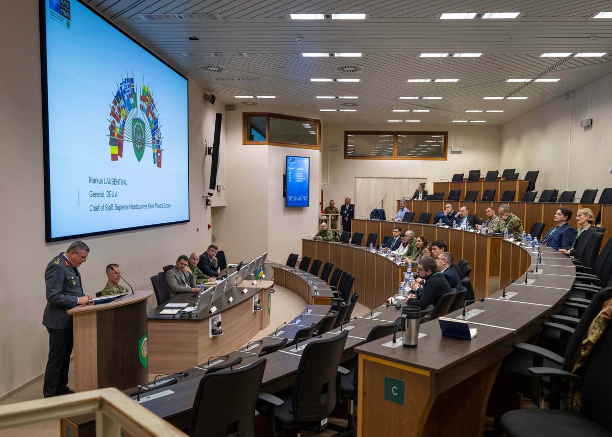 📌 Growing defence capacities and converging Ukrainian army with NATO standards, increasing interoperability between Ukraine and Alliance, exchanging experience among militaries and training soldiers: key issues discussed in the Supreme Headquarters Allied Powers Europe.