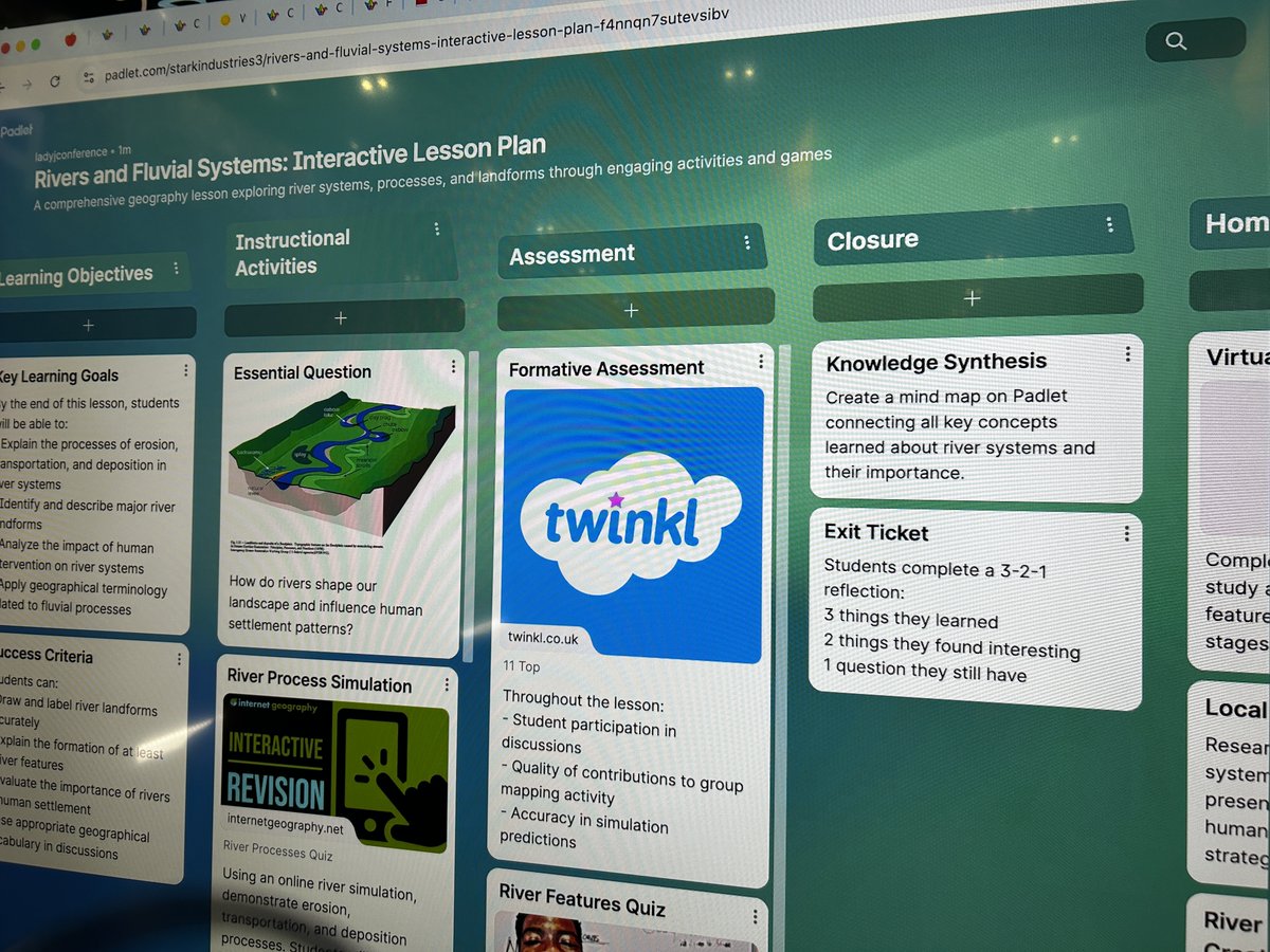 Simplifying Lesson Planning with Padlet’s AI Tools

I’ve always enjoyed using Padlet for sharing resources with students and during teacher CPD sessions.

Their new AI Lesson Plan Generator is a helpful addition—it creates a structured lesson plan and then populates a Padlet