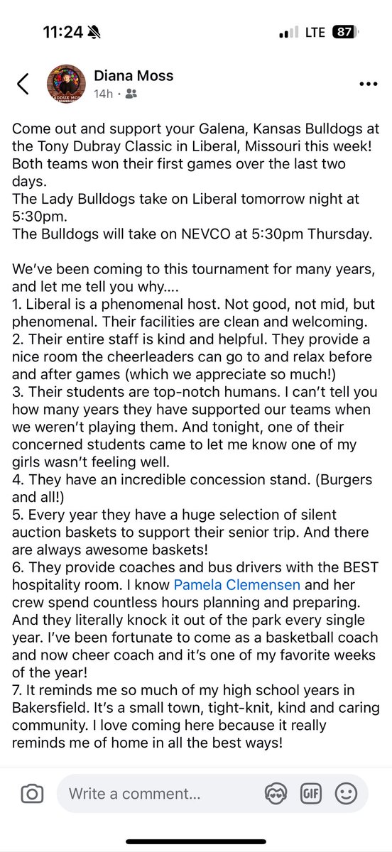 Pamela Clemensen (@pamclemensen) on Twitter photo This made my week!!!! Thank you to everyone that makes this week a success. I may not want to cook for the week following but well worth it! <a href="/LiberalBulldogs/">Liberal MO Bulldogs</a> Tony Dubray Basketball Tourney. ❤️🤍🏀 This made my week!!!! Thank you to everyone that makes this week a success. I may not want to cook for the week following but well worth it! <a href="/LiberalBulldogs/">Liberal MO Bulldogs</a> Tony Dubray Basketball Tourney. ❤️🤍🏀