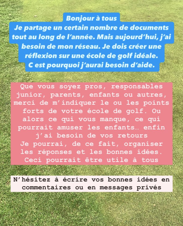 ecoledegolfvg's tweet photo. Merci de votre aide #ecoledegolf #golfjunior #babygolf #golfcachjunior https://t.co/c0VdES9alM
