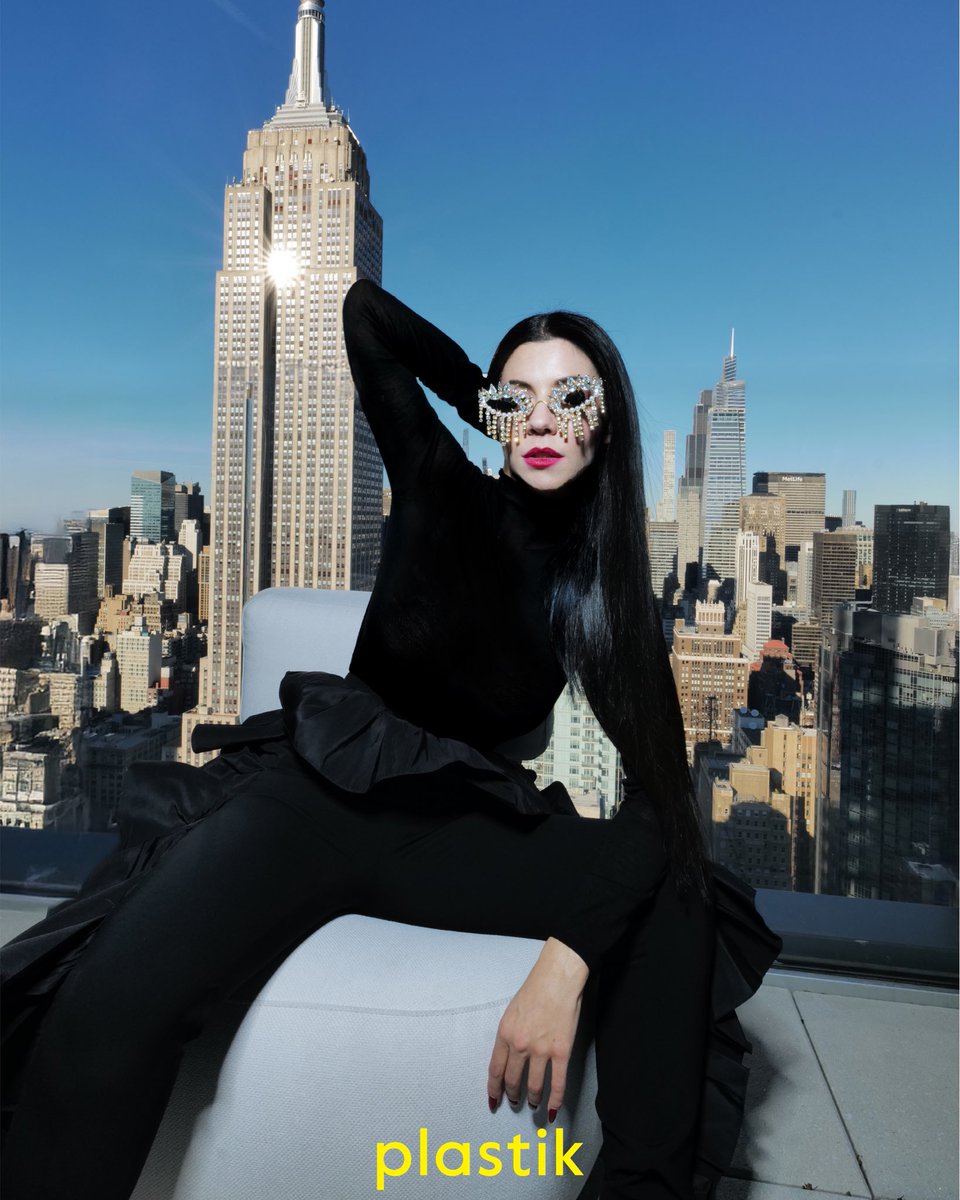 Cover star <a href="/MarinaDiamandis/">MARINA</a> for plastik by <a href="/Elirezkallah/">Eli</a> and Amber Asaly