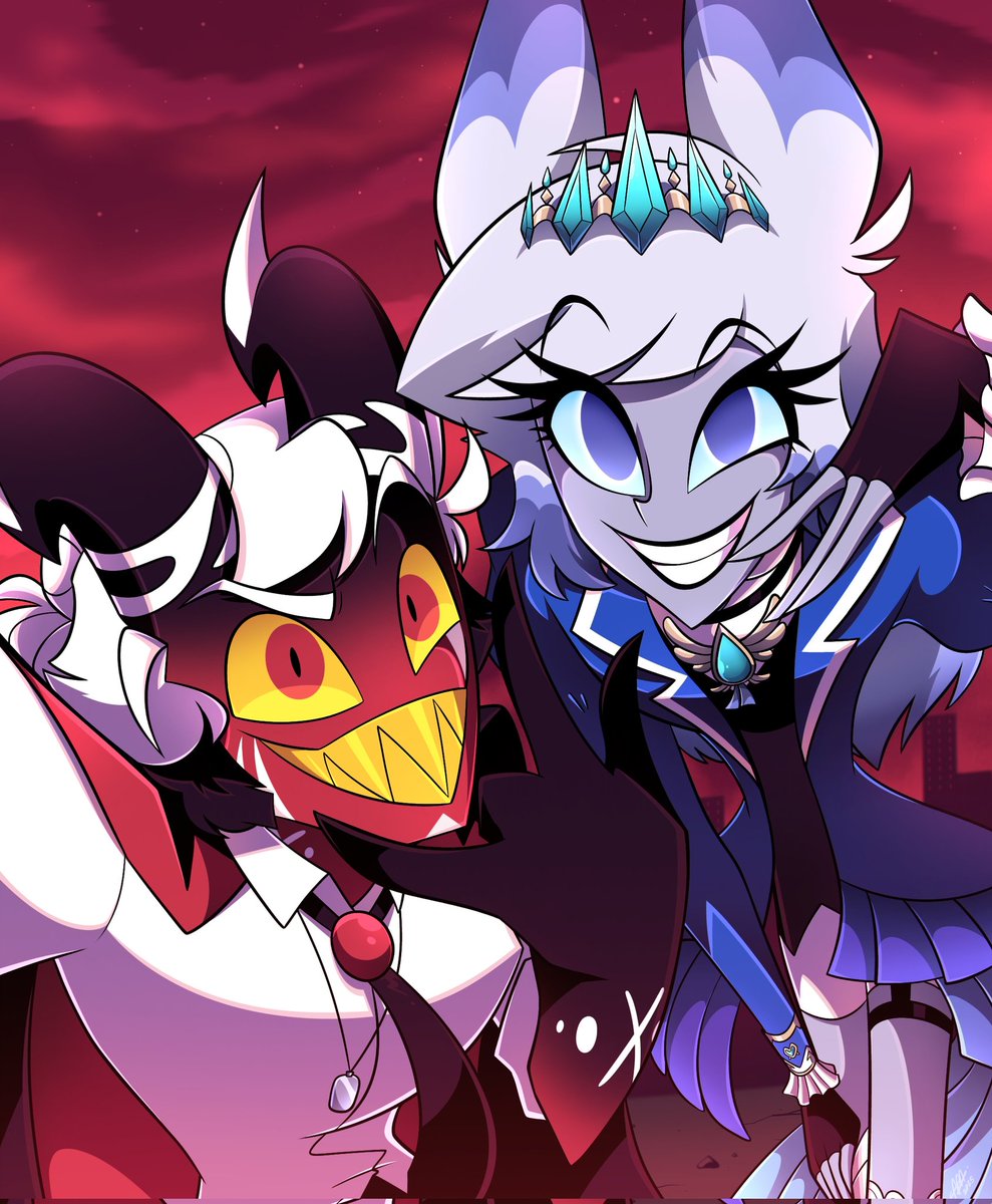 My OC and friends 

#HazbinHotel #HazbinHotelOC