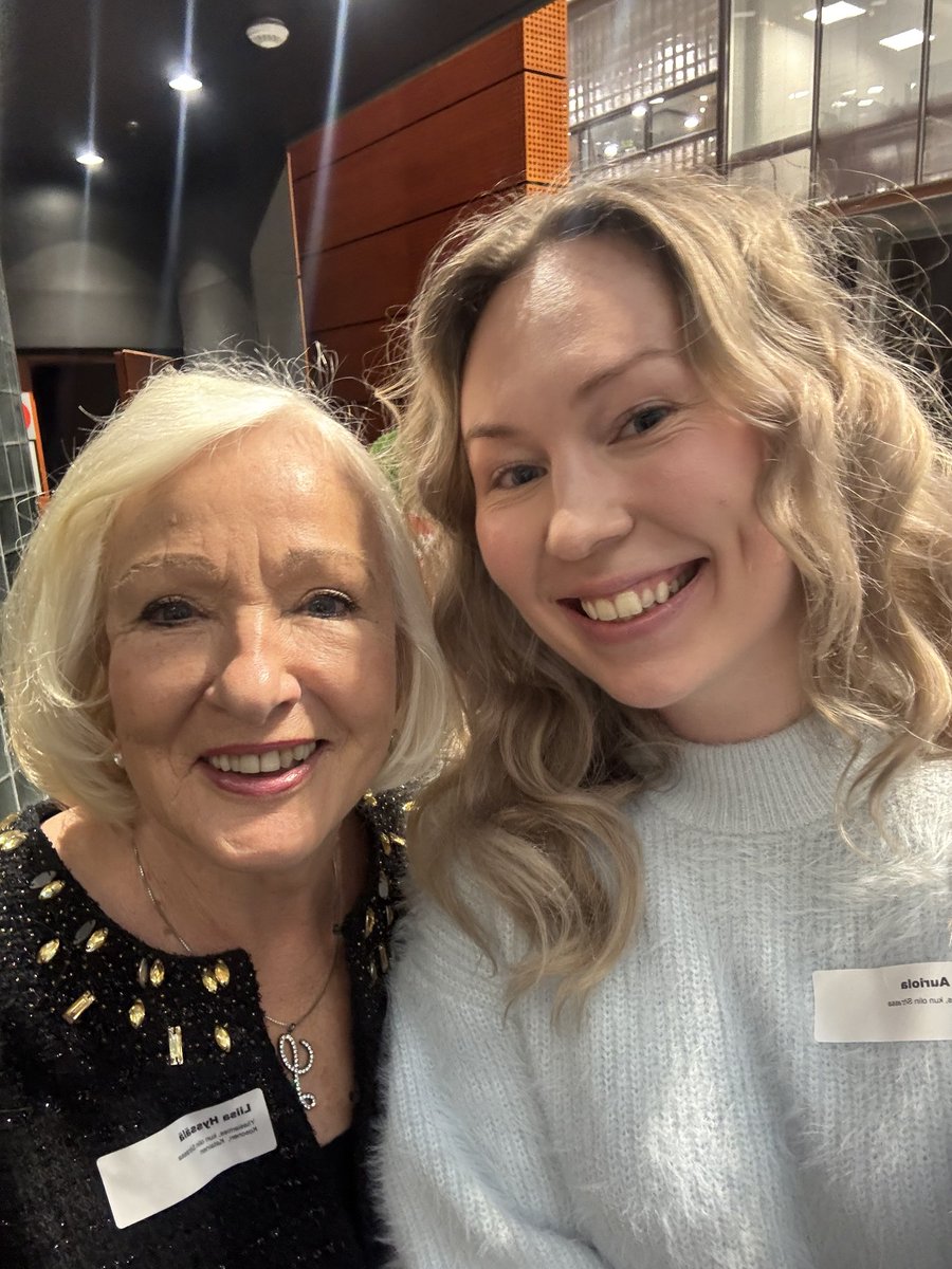LHyssala's tweet photo. Nelli Auriola oli työkaverini ⁦@SitraFund⁩ ssa. Nelli on huipputyyppi. Oli myös miss Suomi kilpailuissa. lehdistön ihannetyttö. Ja minun! https://t.co/qxflgYJJqa
