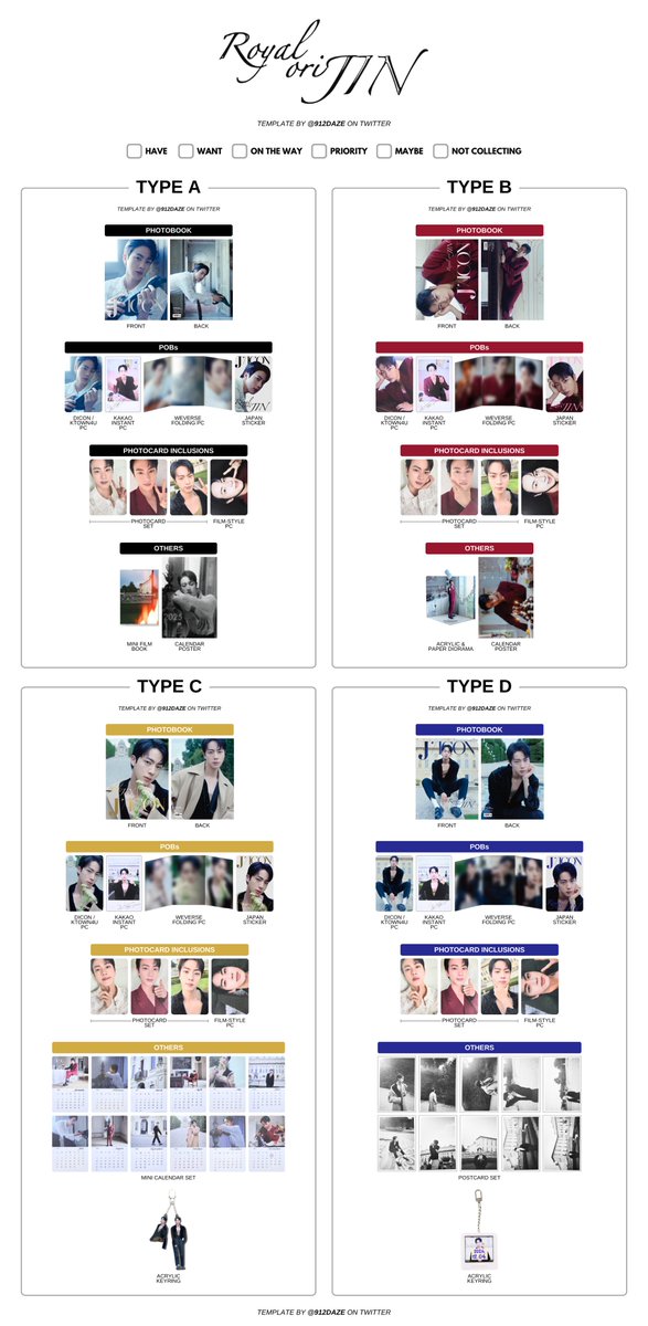 BTS Jin D'ICON ポストカード MAGAZINE] D-ICON VOLUME N°24 JIN — US BTS ARMY