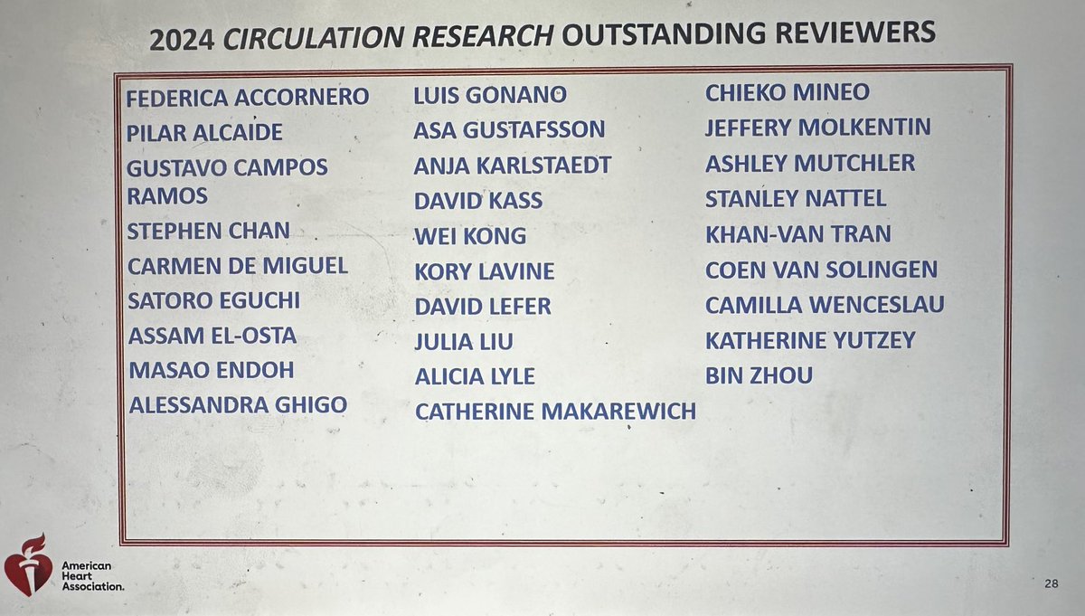 Annet Kirabo D.V.M., M.Sc., Ph.D., F.A.H.A. (@annetkiraboc1) on Twitter photo 🎉 Huge thanks to <a href="/CircRes/">Circulation Research</a> outstanding reviewers including former #KiraboLab trainee <a href="/ashleylpitzer/">Ashley Mutchler</a> now Assistant Professor <a href="/MeharryMedical/">Meharry Medical College</a> @MeharrySOGS! Your commitment to scientific excellence continues to shine. #ProudMentor #WomenInSTEM 🎉 Huge thanks to <a href="/CircRes/">Circulation Research</a> outstanding reviewers including former #KiraboLab trainee <a href="/ashleylpitzer/">Ashley Mutchler</a> now Assistant Professor <a href="/MeharryMedical/">Meharry Medical College</a> @MeharrySOGS! Your commitment to scientific excellence continues to shine. #ProudMentor #WomenInSTEM 