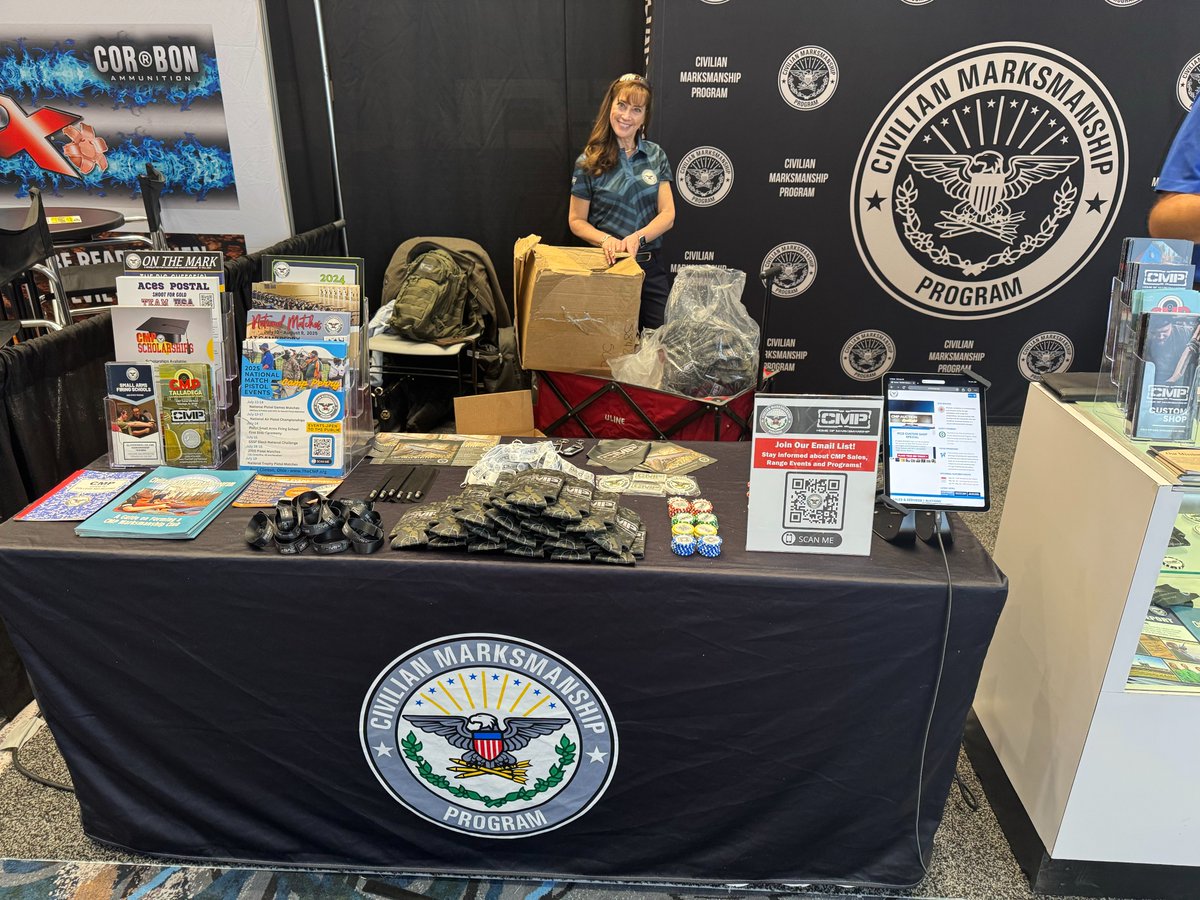 We're all set up at SHOT Show in Las Vegas! Our team members are there with hundreds of other industry leaders, ready to show off our latest projects and brag on the CMP a bit!

If you're there, check us out at Booth #71050!