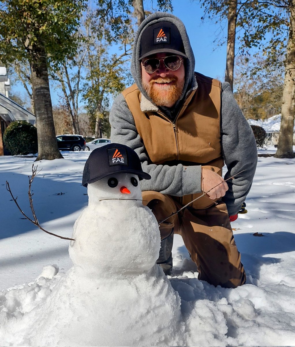 Having a little fun in Southeast GA!  #snowmageddon2025 #FAEusa