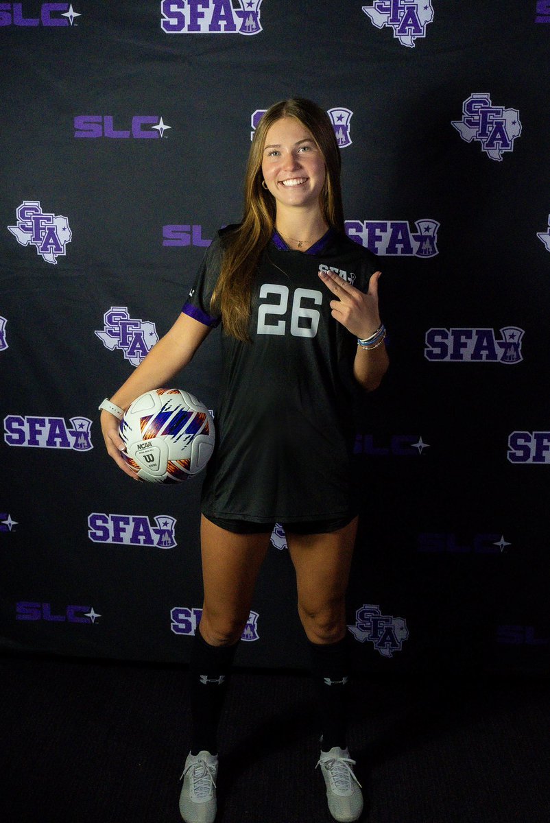 Elizabeth Quinn (@quinnelizabeth) on Twitter photo I am so excited and blessed to announce my verbal commitment to play D1 soccer at SFA! Thank you to my family, friends, teammates and amazing coaches! I am so grateful for this opportunity! Axe’ Em! 💜
<a href="/ChallengeSoccer/">Challenge Soccer Club</a> <a href="/SFA_Soccer/">SFA Soccer</a> <a href="/Kingwood_Soccer/">Kingwood Soccer (W)</a> <a href="/ImYouthSoccer/">ECNL/GA/Recruiting/College Soccer</a> <a href="/ECNLgirls/">ECNL Girls</a> I am so excited and blessed to announce my verbal commitment to play D1 soccer at SFA! Thank you to my family, friends, teammates and amazing coaches! I am so grateful for this opportunity! Axe’ Em! 💜
<a href="/ChallengeSoccer/">Challenge Soccer Club</a> <a href="/SFA_Soccer/">SFA Soccer</a> <a href="/Kingwood_Soccer/">Kingwood Soccer (W)</a> <a href="/ImYouthSoccer/">ECNL/GA/Recruiting/College Soccer</a> <a href="/ECNLgirls/">ECNL Girls</a>