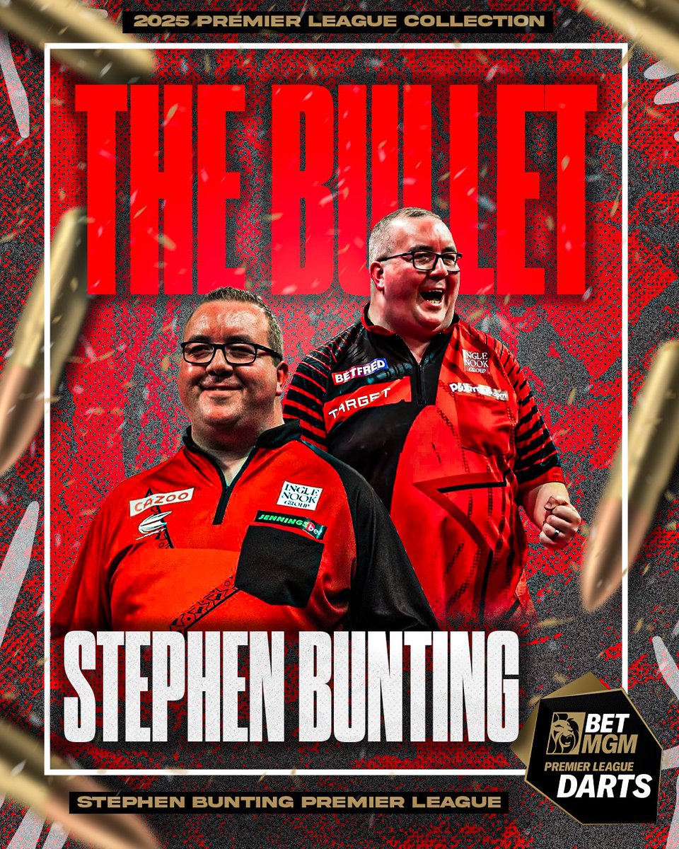 dirbydafyddrees (@dirbydafyddrees) on Twitter photo Stephen bunting 2025 premier league darts poster ๐ฏ <a href="/sbunting180/">Stephen Bunting</a> <a href="/OfficialPDC/">PDC Darts</a> <a href="/BetMGMUK/">BetMGM UK</a> <a href="/BetMGM/">BetMGM ๐ฆ</a> Stephen bunting 2025 premier league darts poster ๐ฏ <a href="/sbunting180/">Stephen Bunting</a> <a href="/OfficialPDC/">PDC Darts</a> <a href="/BetMGMUK/">BetMGM UK</a> <a href="/BetMGM/">BetMGM ๐ฆ</a>