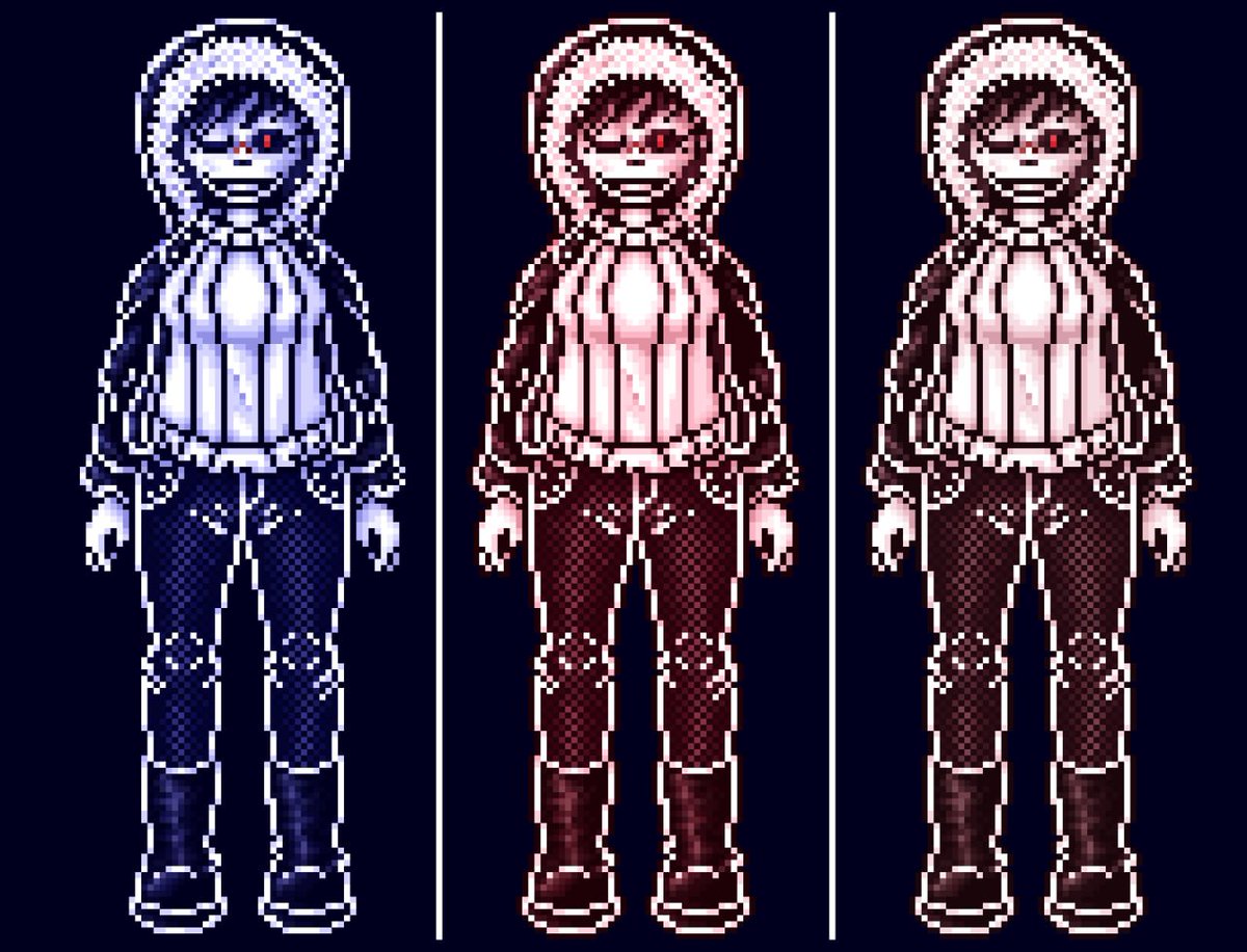 Chans_best's tweet photo. I ordered pixel art from my friend Jack, my enchantment from HorrorShift #horrorshift #storyshify #chara https://t.co/FtWxT40uJM