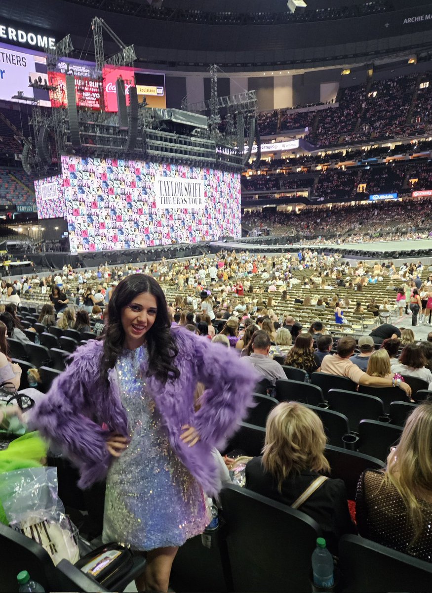 TaylorFan95's tweet photo. TOUR OF THE CENTURY?!! 
You have no idea how proud and lucky I feel to have witnessed a history in music myself! 🥹💜 https://t.co/sEH6lBvDXC
