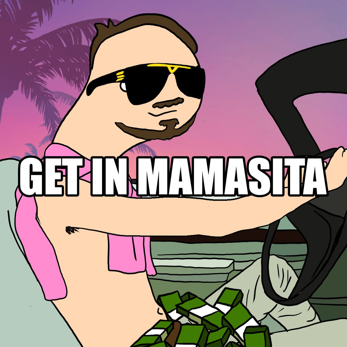 Ross after he gets to his mom’s house and digs the ledger in her backyard