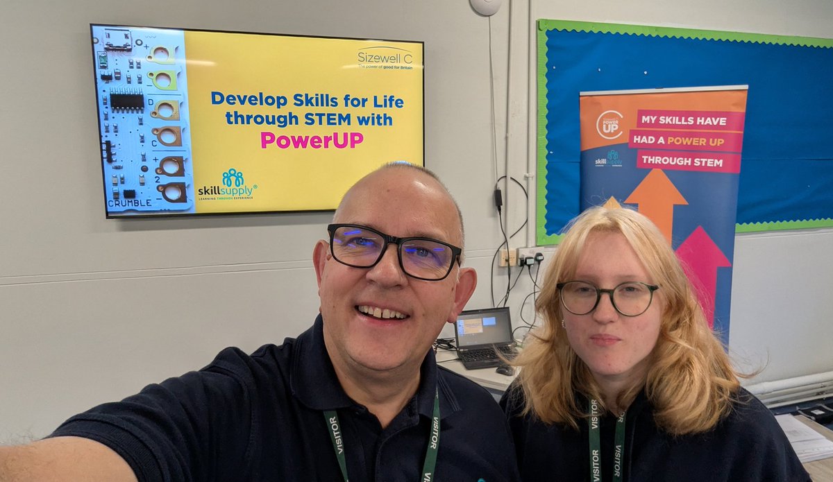 skillsupplyuk's tweet image. A few videos of the learning in action today using @RedfernElec Crumble microcontroller.
We also captured a few shots of the work learners had been doing after we saw them last term.
Thank you to @sizewellc for supporting the #PowerUpwithSTEM programme.