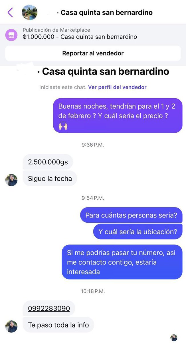 camilug_'s tweet photo. @criptoboi No caigan gente! Inclusive te dicen que podes ir a visitar la quinta antes, quién sabe para qué fines… https://t.co/Yn1VYOEcyJ