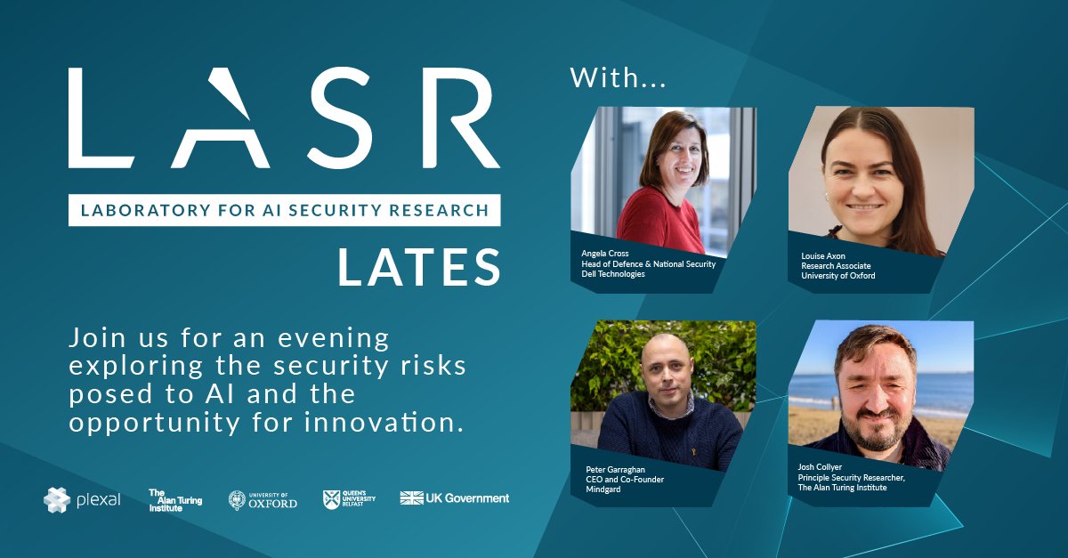 Plexal (@plexalcity) on Twitter photo ā³ One week until we host a day of AI security activity at Plexal Stratford ā and you're invited!
āļø Work from our new government-backed LASR Hub plexal.com/plexal-lasr-huā¦
š Attend our LASR Lates premiere for a powerful panel and pizza š
eventbrite.co.uk/e/lasr-lates-eā¦
<a href="/HereEast/">Here East</a> ā³ One week until we host a day of AI security activity at Plexal Stratford ā and you're invited!
āļø Work from our new government-backed LASR Hub plexal.com/plexal-lasr-huā¦
š Attend our LASR Lates premiere for a powerful panel and pizza š
eventbrite.co.uk/e/lasr-lates-eā¦
<a href="/HereEast/">Here East</a>